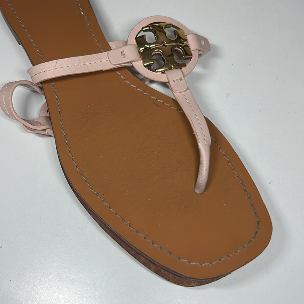 Tory Burch Miller Leather Sandals (Seashell Pink) Women’s Size 9.5 M - Picture 16 of 16